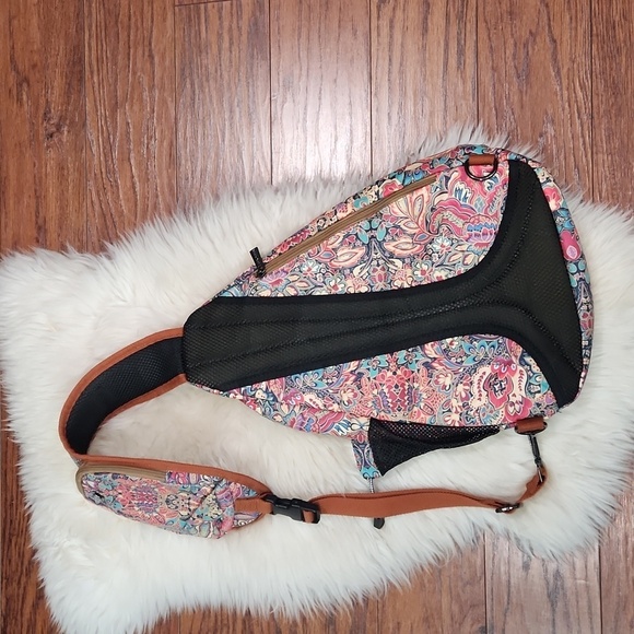 Baosha Paisley Gypsy Pattern Crossbody Shoulder Bag - Picture 4 of 6